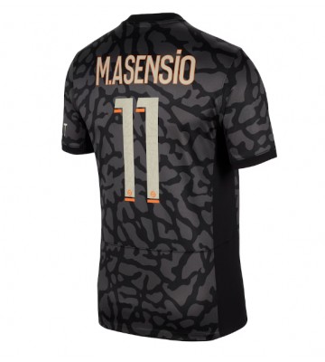 Paris Saint-Germain Marco Asensio #11 Tredje trøje 2023-24 Kort ærmer